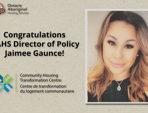 OAHS Director of Policy Appointed New Board Member of Community Housing Transformation Centre